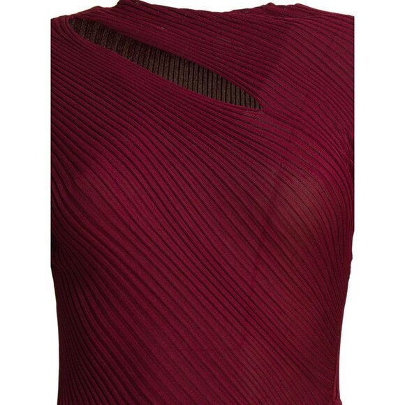 Self-Portrait Cut-Out Midi Dress tag size M Women - Picture 3 of 4